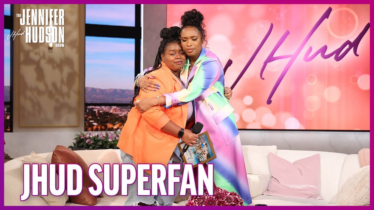 Tearful Jennifer Hudson Superfan Thanks the Host for Helping Her Through Tough Times