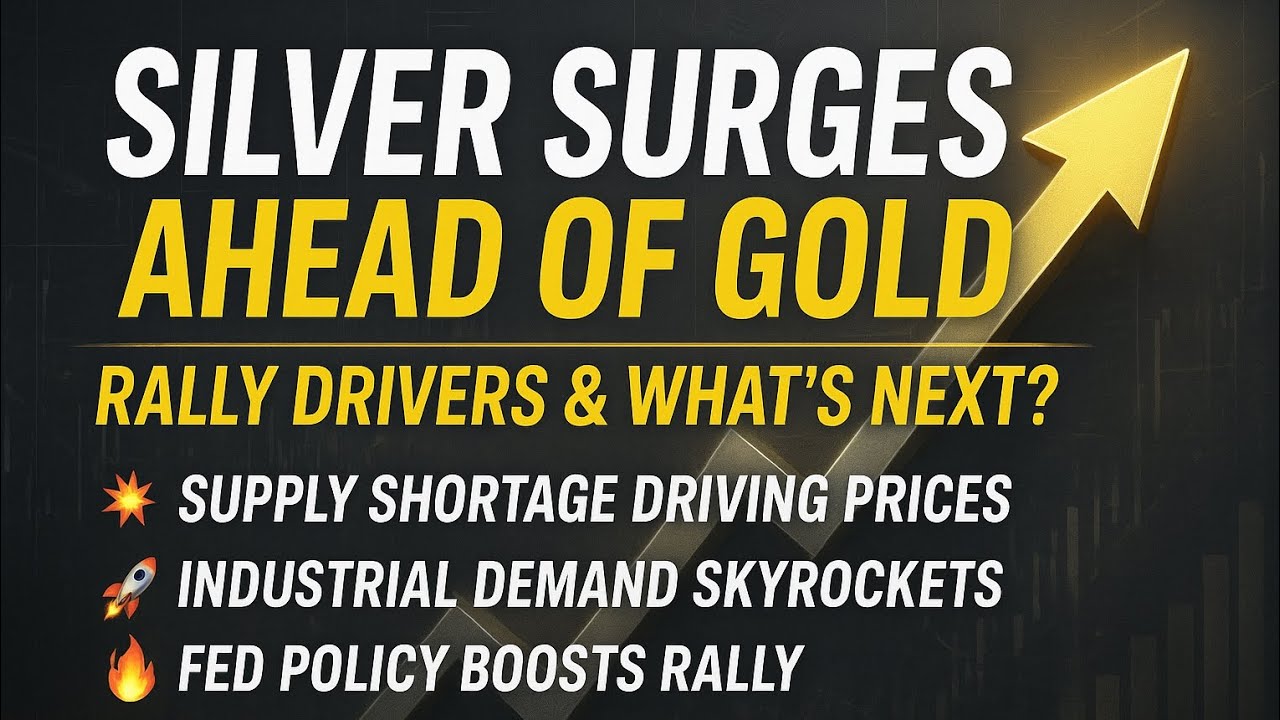 Silver’s Shocking Rally! Outshines Gold with 69% Jump 🚀 | Fed Cuts, Supply Crunch & EV Boom Fuel It!