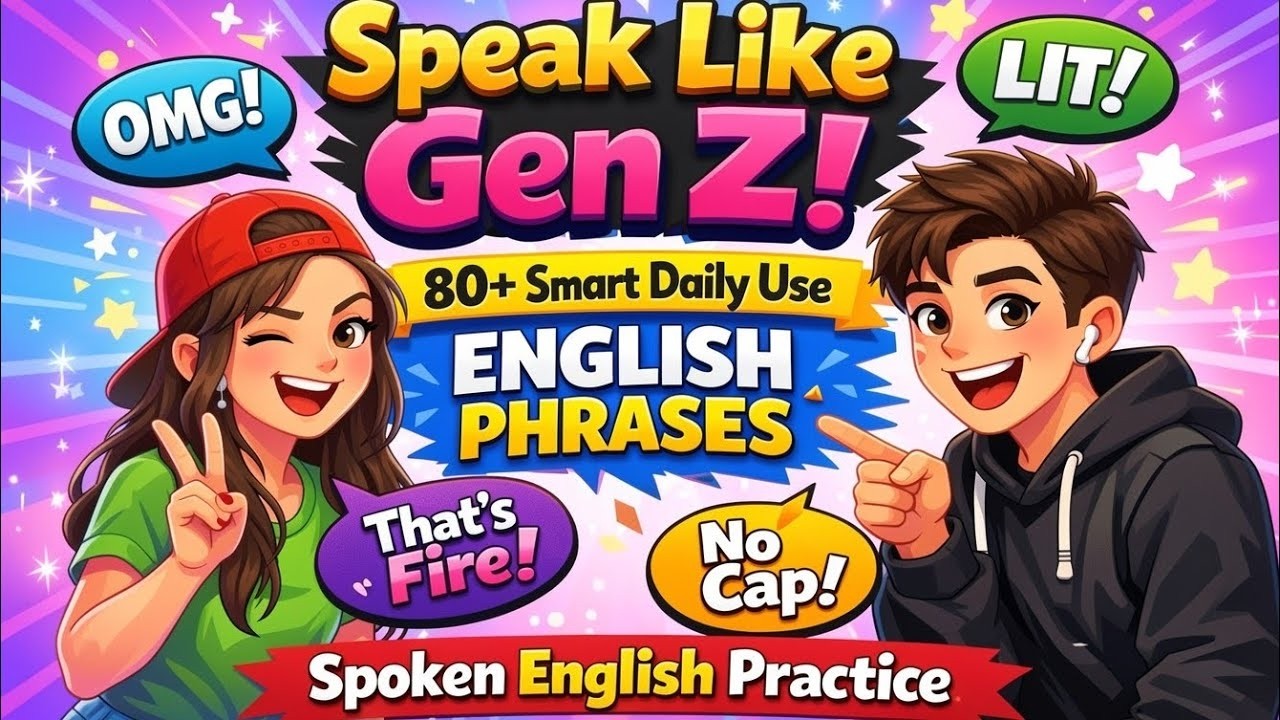 Stop Basic English  | Speak Like Gen Z  | 80+ Daily Use Smart Phrases |  @englishwithshivika