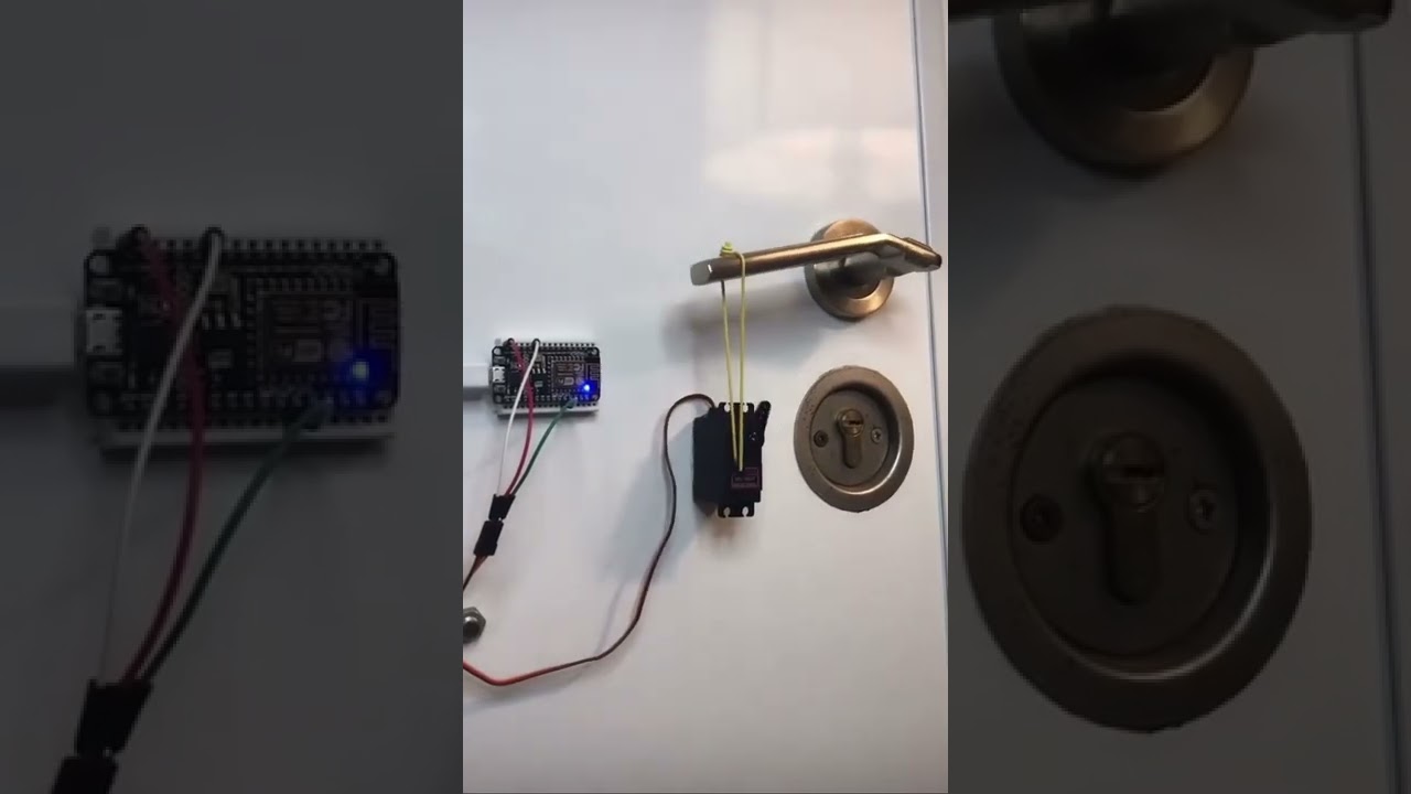 lock the door with arduino # electronics