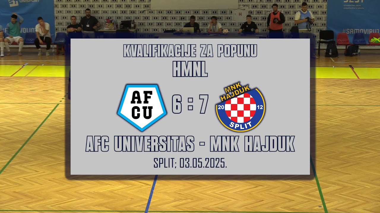 UMN_TV KVA_AFCU - MNK Hajduk (Sažetak)