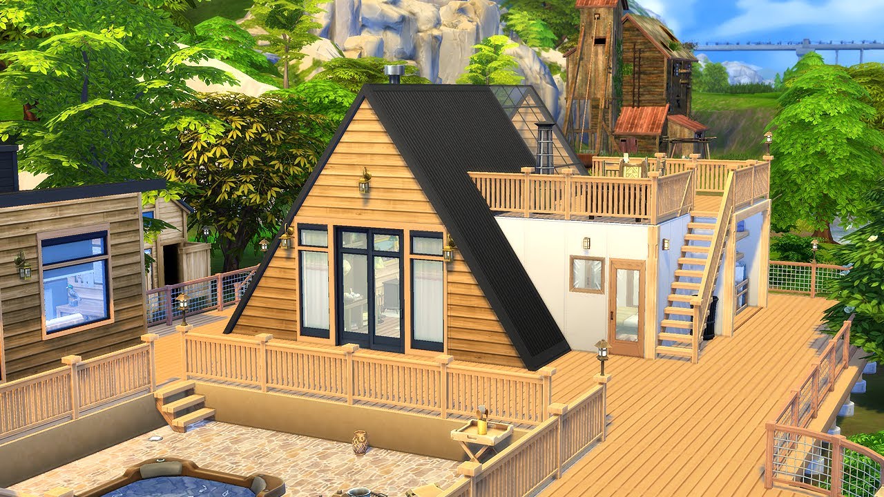 I built a glamping getaway in Gibbi Point ⛺️🌿 My Sims 4 Forever Save