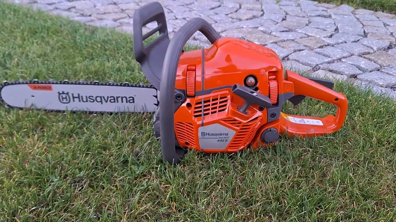VERY GOOD 🌲🌲🌲 CHAINSAW HUSQVARNA 445S  🇸🇪 #motorsag 