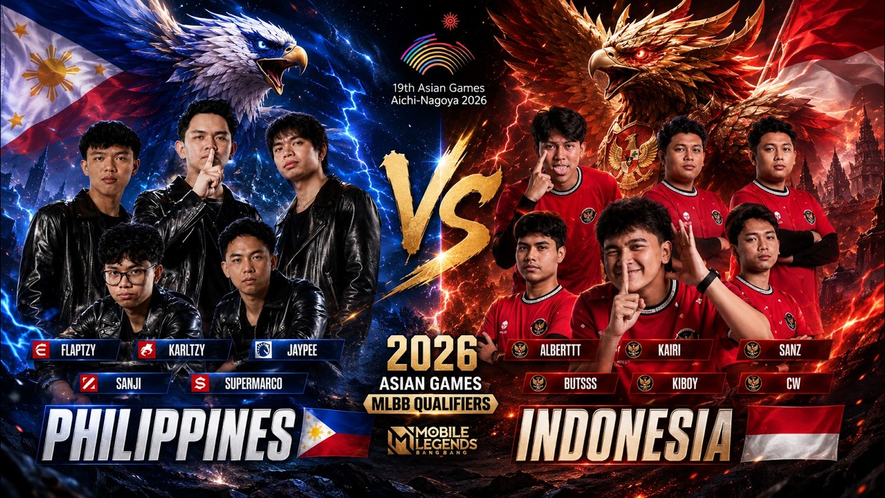 INDONESIA vs PHILIPPINES 2026 Asian Games MLBB Qualifiers [Game 2] #mobilelegends #mlbbheroes #mlbb