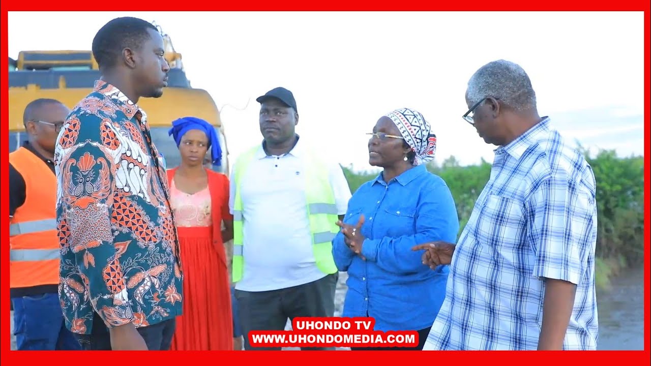 HASIRA ZA WAZIRI BASHUNGWA, AWABANA WAKANDARASI SITE, 