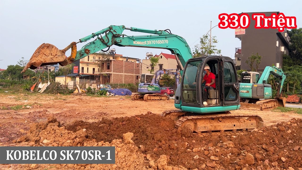 Chi Tiết Máy Xúc KOBELCO SK70SR-1 Giá Chỉ Hơn 300 Triệu Đồng- Giá Rẻ Như Cho | Xuân Mạnh Vlogs