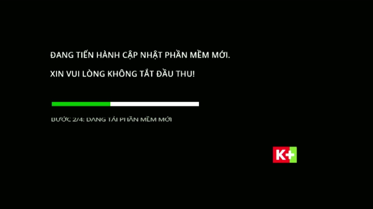 PVSat 19 - Thiết lập ban đầu v&agrave; cập nhật phần mềm đầu thu K+HD DSB4300VSTV