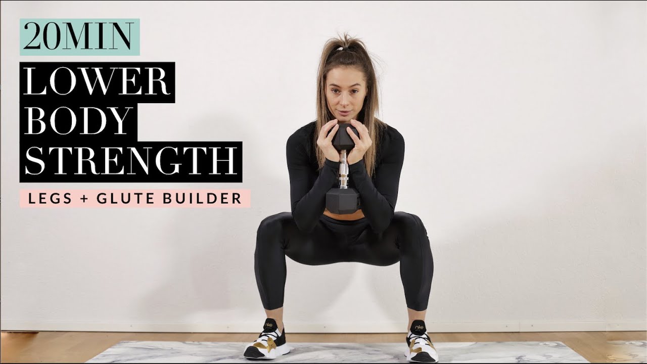 20 MIN LOWER BODY STRENGTH WORKOUT | KILLER LEG DAY | Rowen Aida
