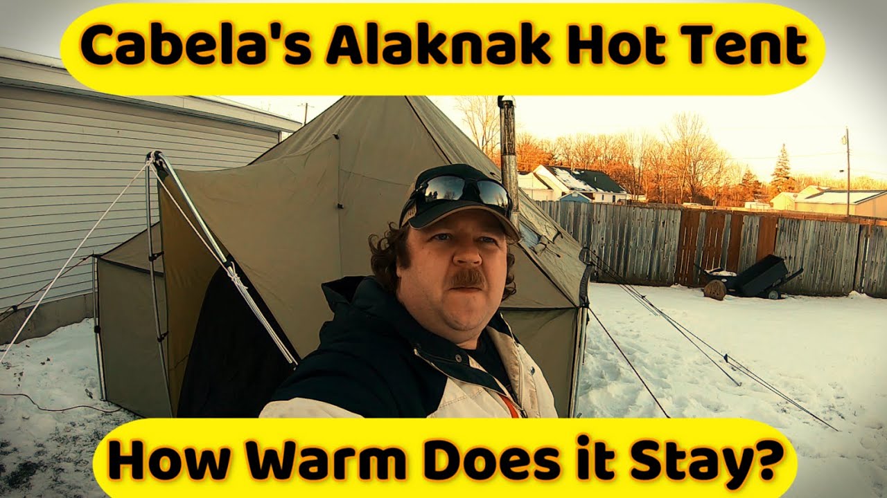 Cabela's Alaknak and Kni-Co Alaskan Jr. hot tent