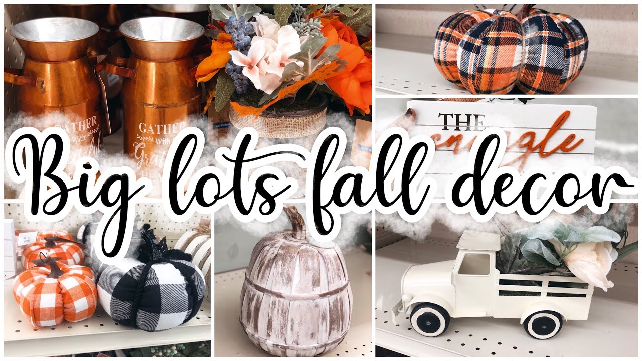 BIG LOTS Fall 2020 Decor Shop With Me! Farmhouse Finds