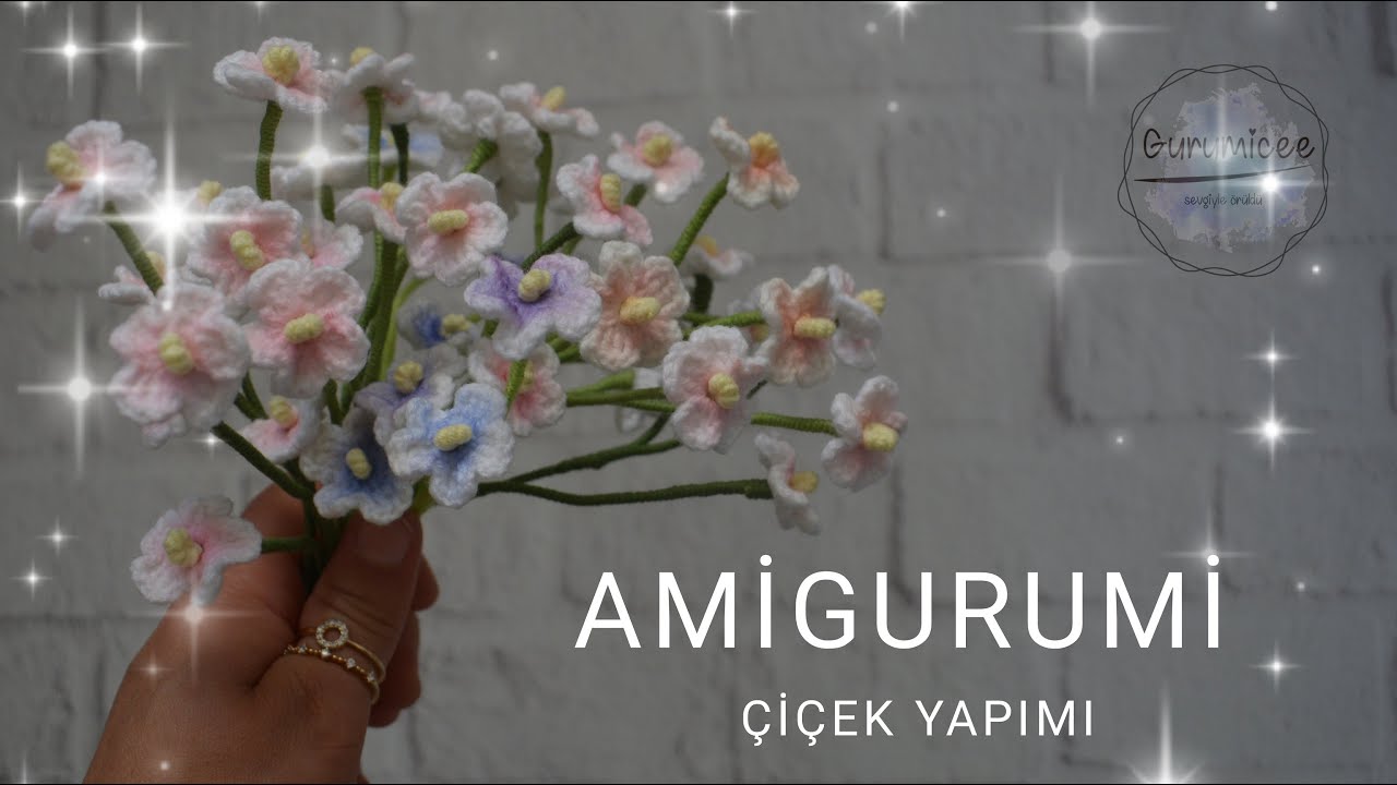 SOLMAYAN ÖRGÜ ÇİÇEK YAPIMI