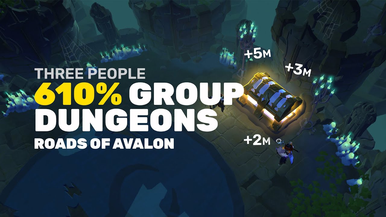 610% Групповые подземелья - Дороги Авалона | Групповые подземелья в Трио | Albion Online