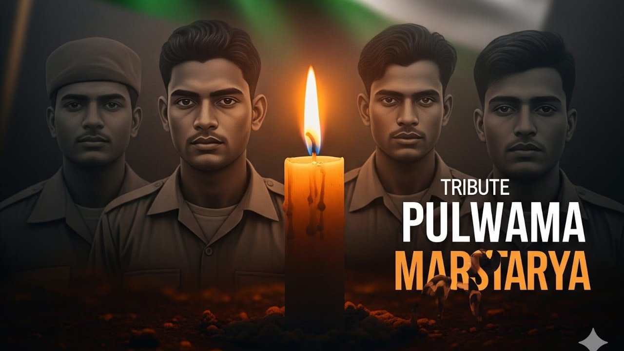 🇮🇳🙏आज पुलवामा के अमर शहीदों को नमन 🙏🇮🇳🕯️🕯️