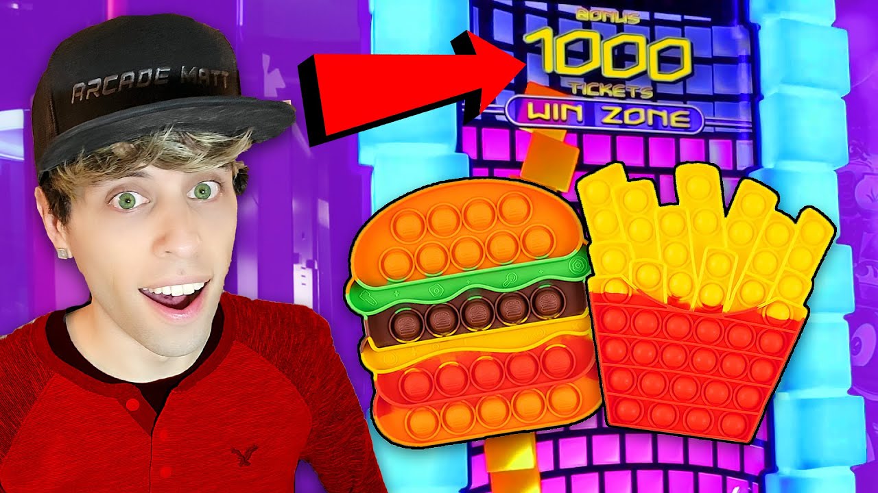 How Many FOOD POP ITS Can We WIN for $23 - CHALLENGE