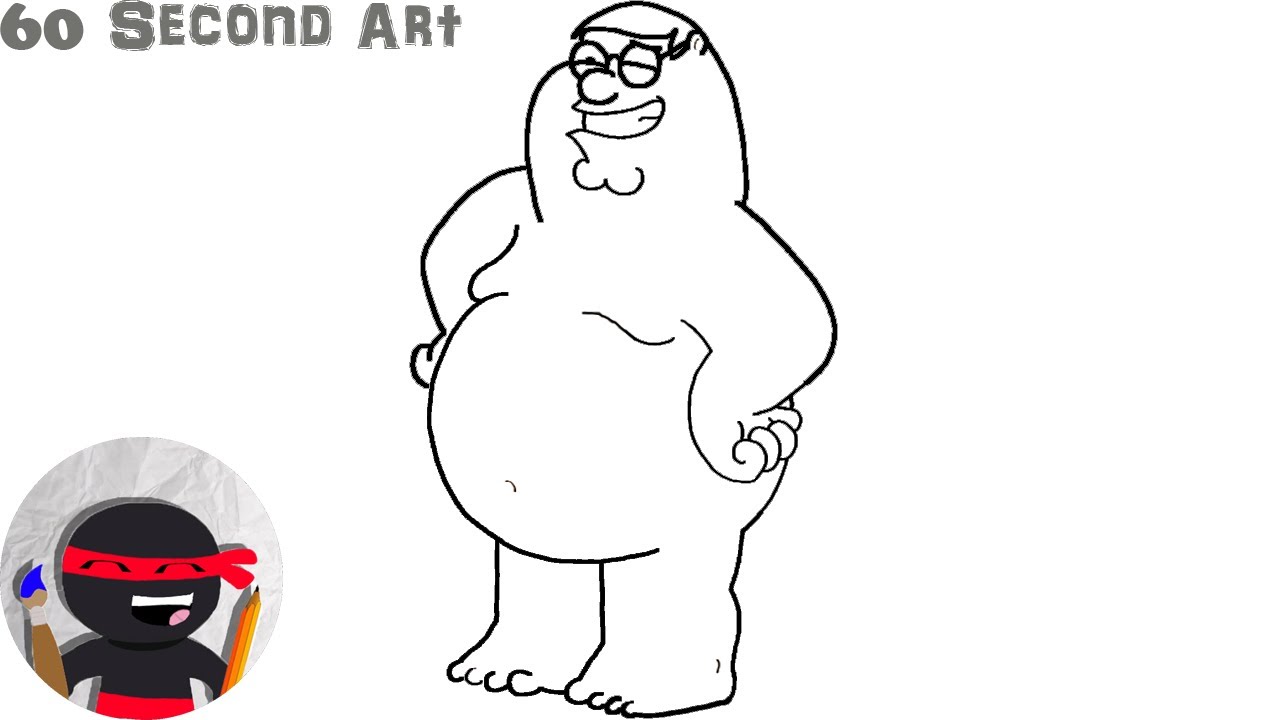 How To Draw Peter Griffin | Family Guy