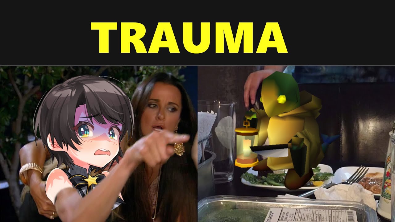 Subaru gets traumatized by a Tonberry in FFVII
