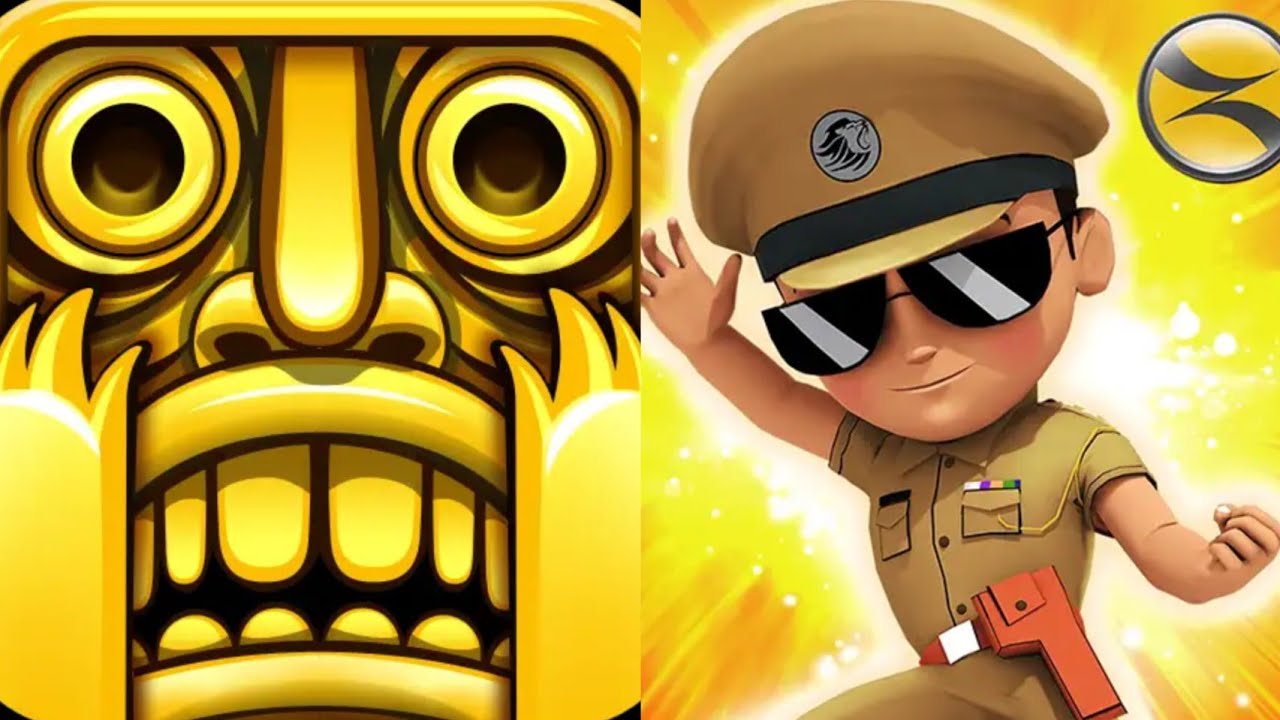 Temple Run 1 VS Little Singham Android New Update Gameplay 