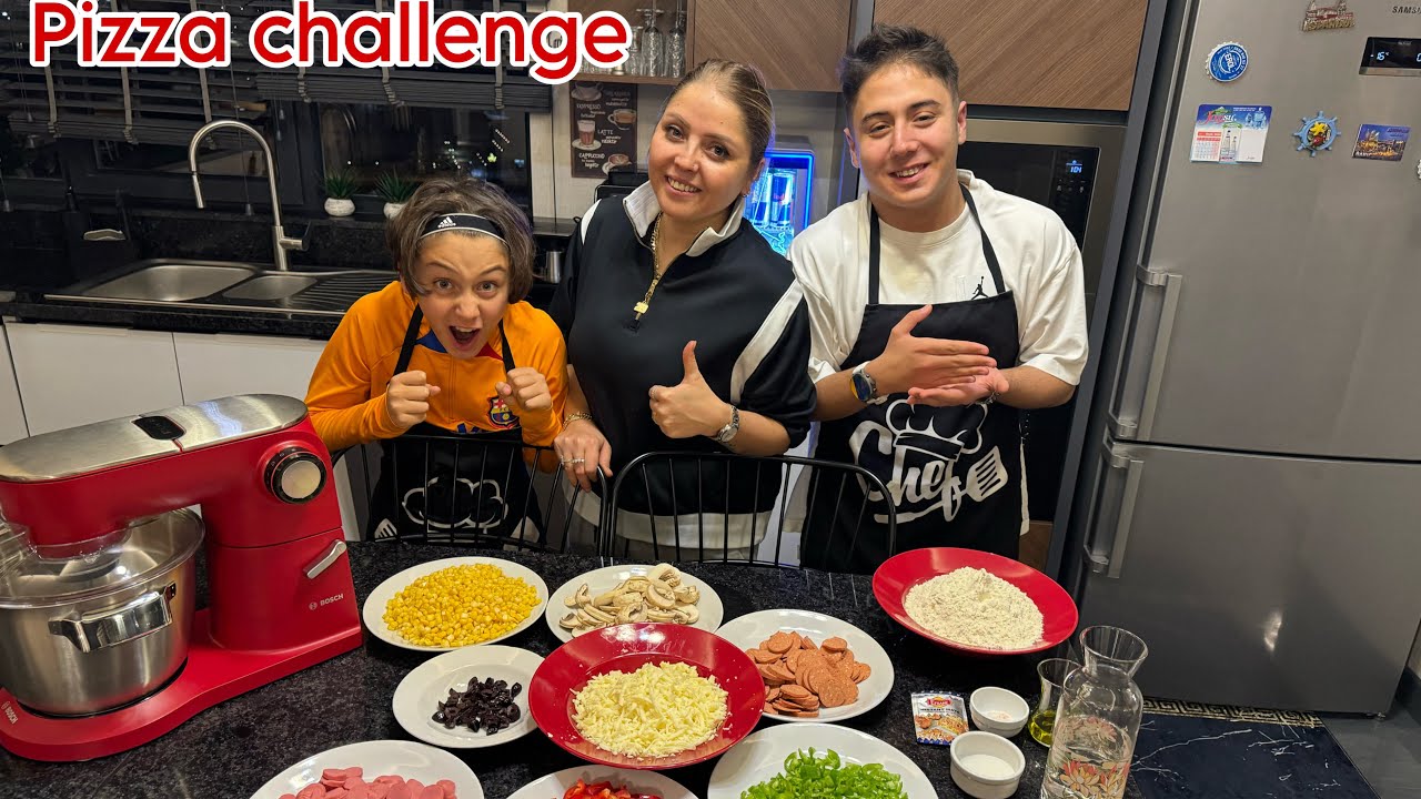 ANNEMLE EN İYİ PİZZA YAPAN KAZANIR CHALLENGE !!