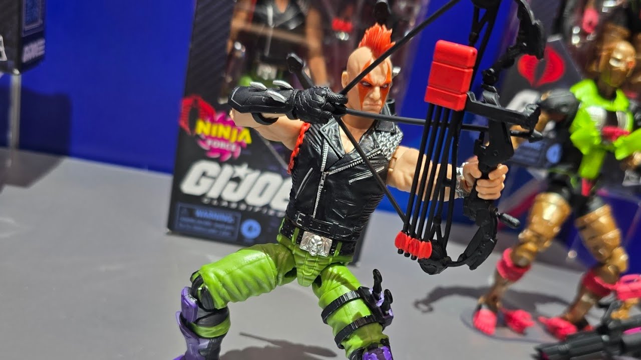 NINJA FORCE ZARTAN REVEALED AT TOY FAIR! Also other GI Joe Classified...
