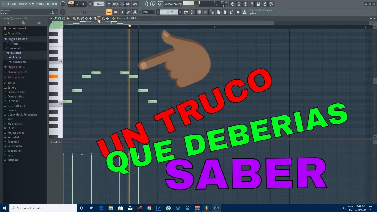 Como Crear MELODIAS de la MENTE Y Llevarlas A FL STUDIO 20 | Renex