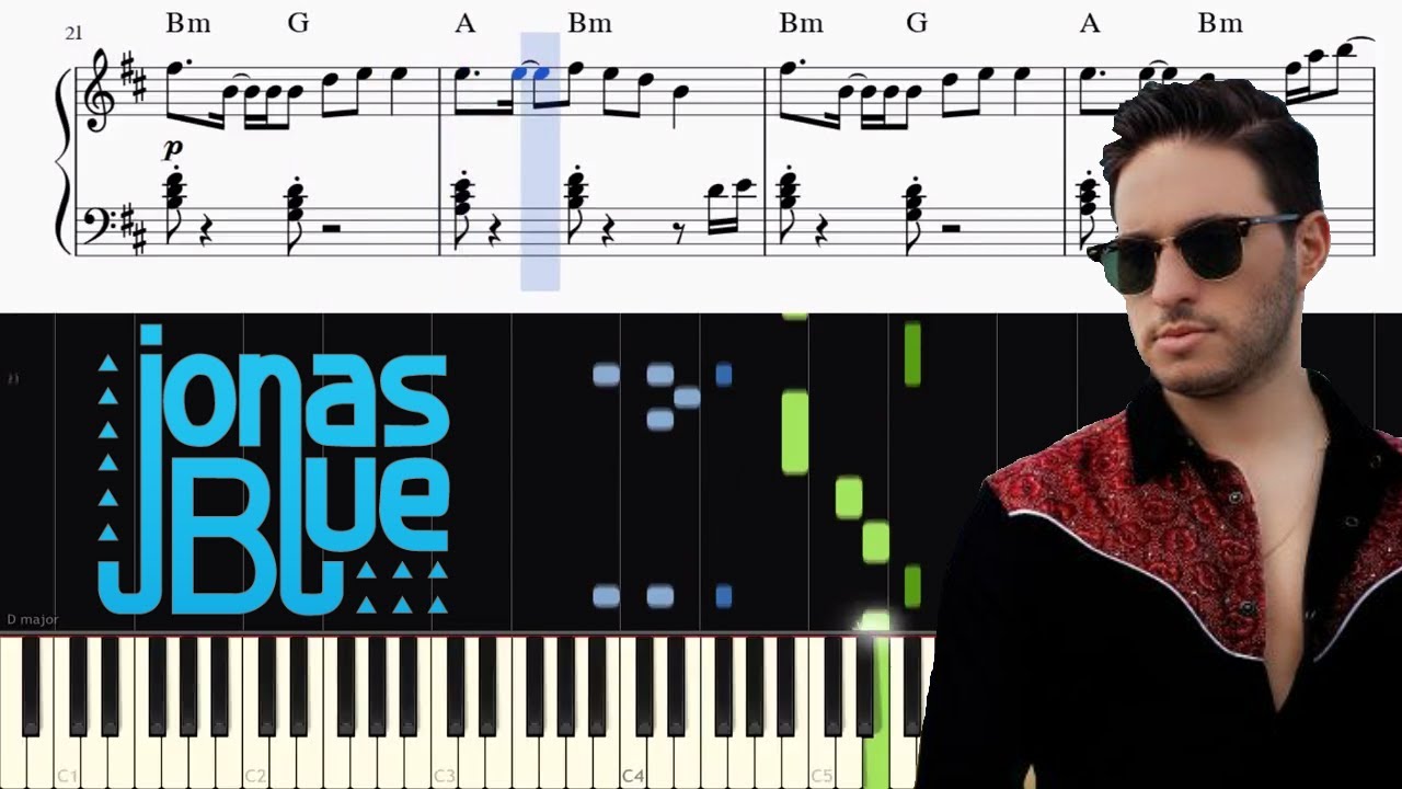 Jonas Blue - Mama - Piano Tutorial + Chords