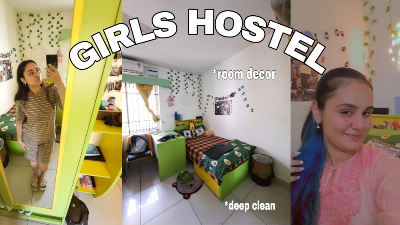 HOSTEL ROOM CLEAN UP | MIT Manipal girls hostels | deep clean, rearranging, decorating and more..