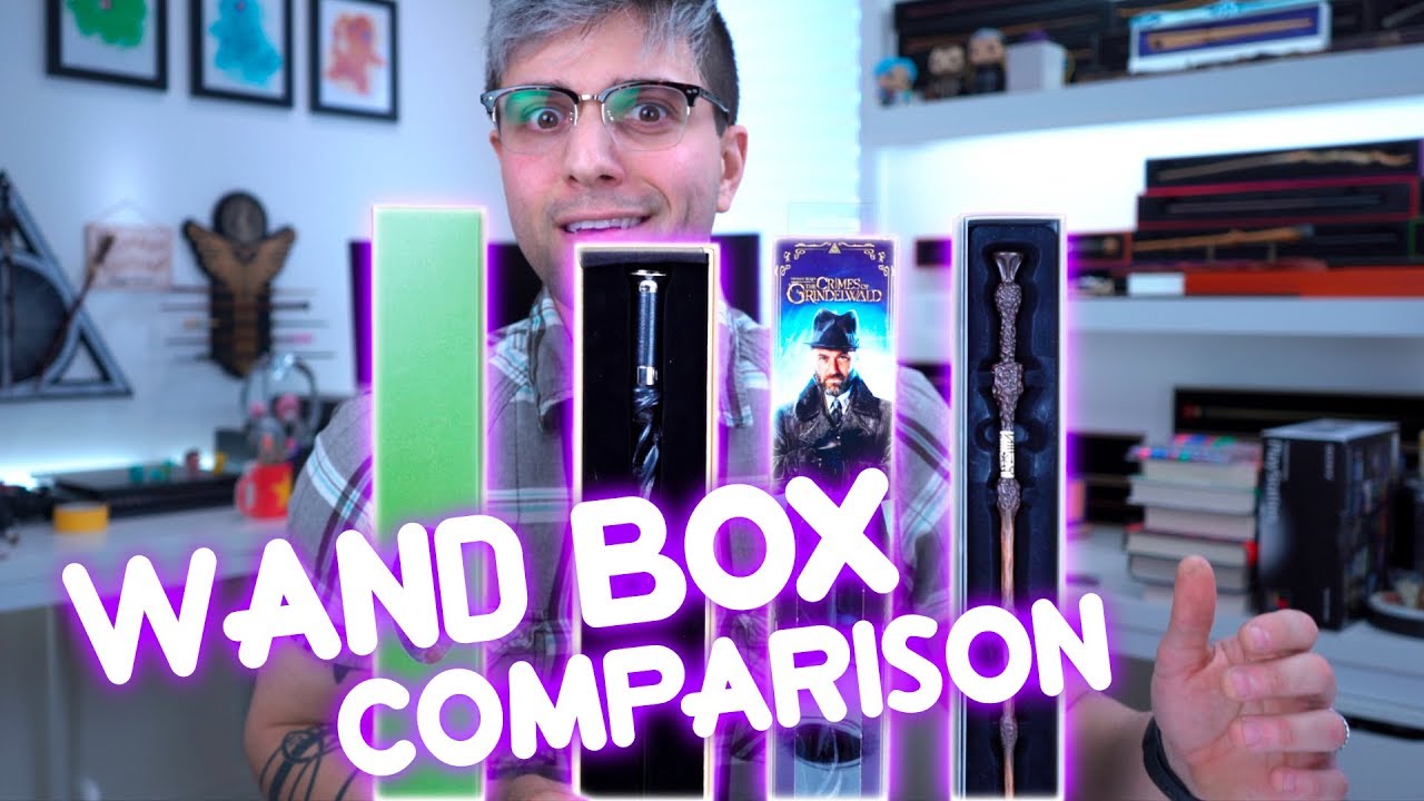 Wand Box Comparison, Noble Collection, Barns and Noble, Universal Studios