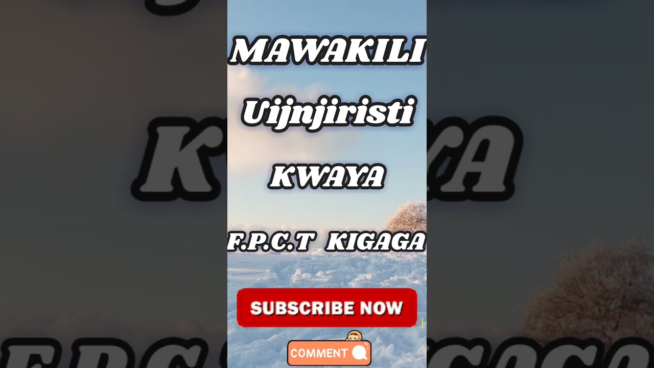  MAWAKILI UINJIRISTI KWAYA F.P.C.T KIGAGA