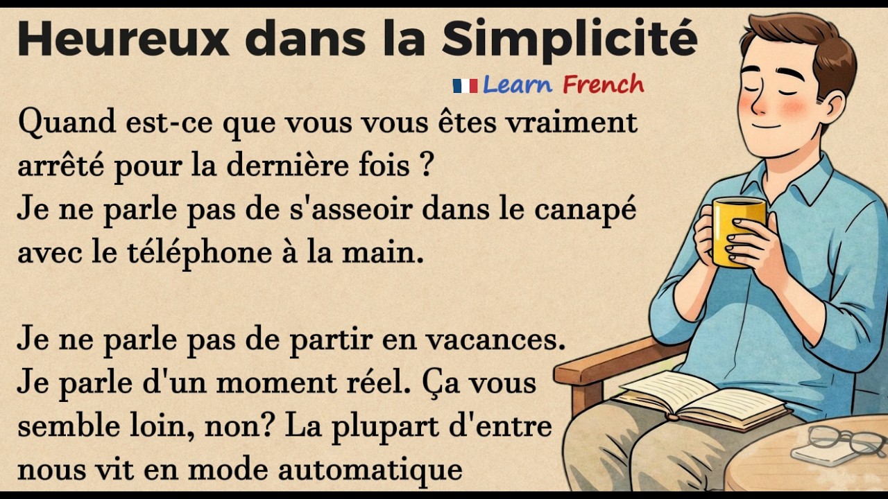 How to be Happier | 30 Minutes of French Listening | BookCast