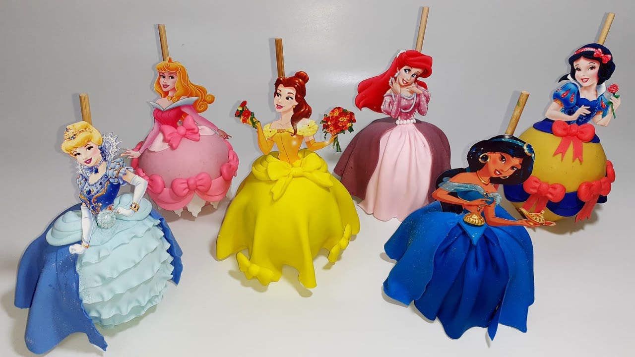 Manzanas decoradas estilo princesas | Princess candy apples 👑 Part I