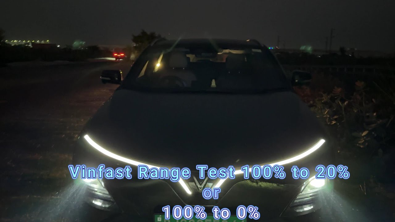 Vinfast VF6 range test 100 to 20% or 100 to 0%, First in India.