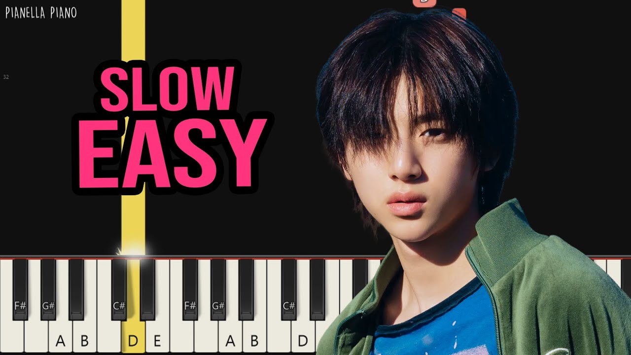 CORTIS - JoyRide | SLOW EASY Piano Tutorial by Pianella Piano
