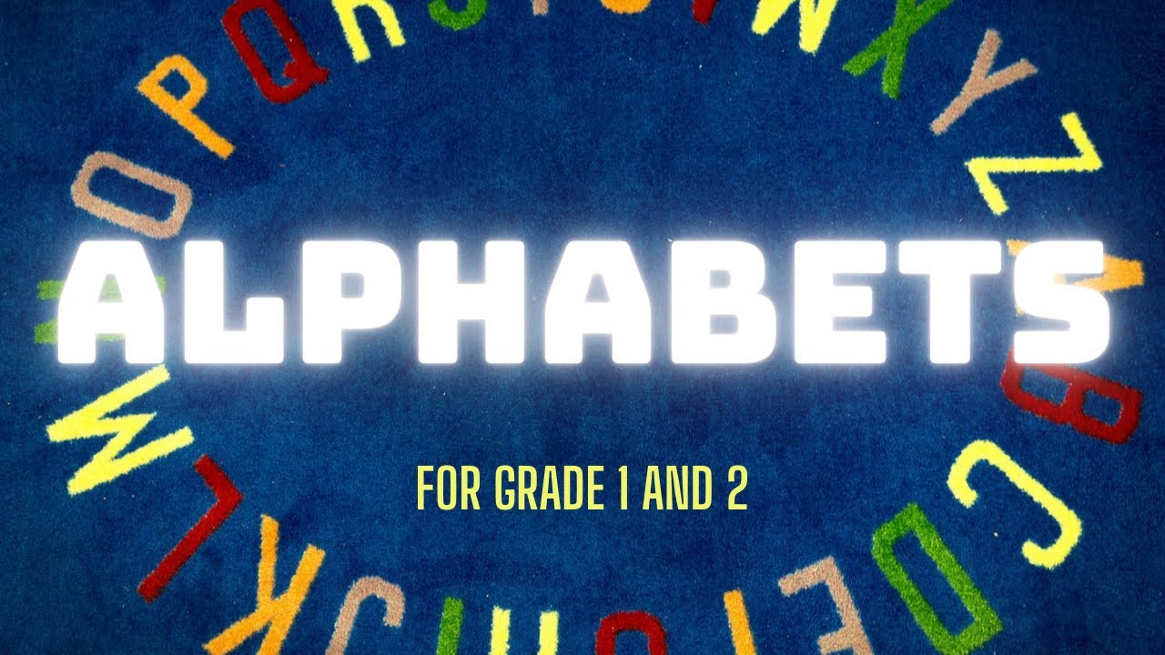 ALPHABETS || ENGLISH VARNAMALA || A FOR APPLE || CLASS 1 & 2 ||