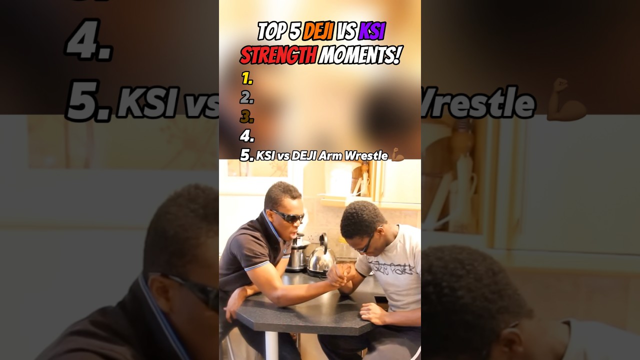 Top 5 Deji vs Ksi Strength Moments!💀