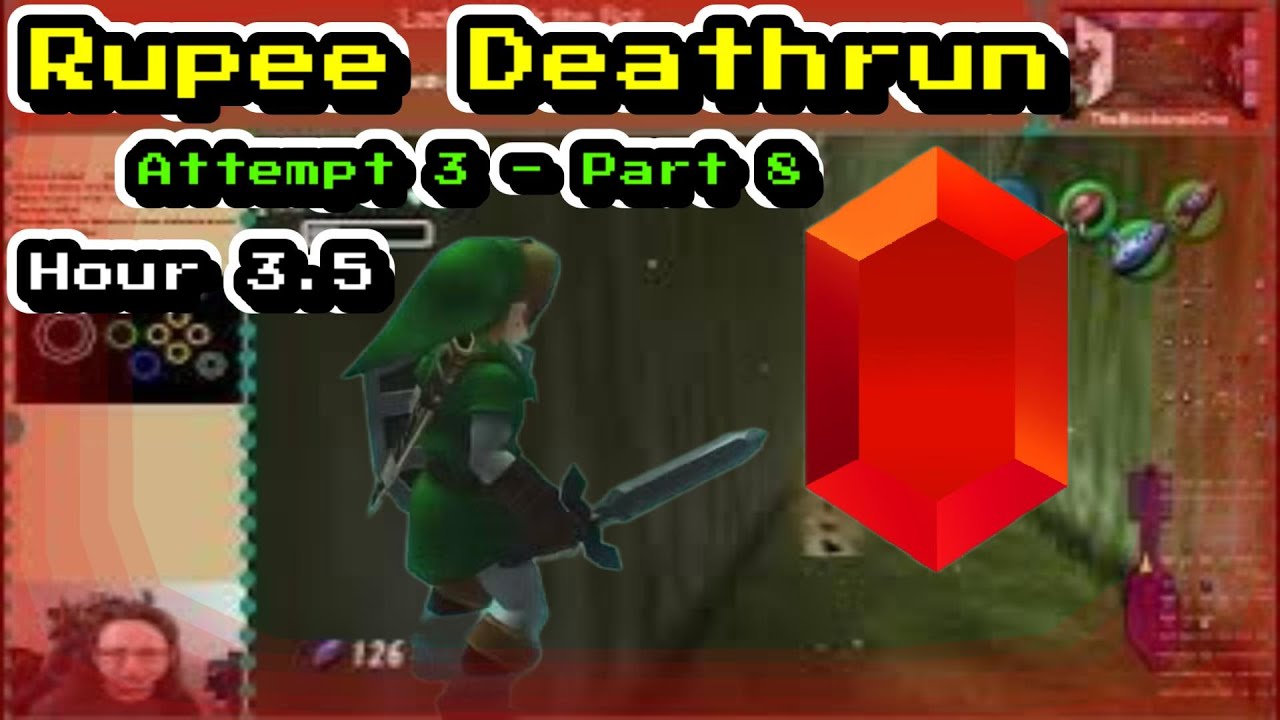 Regret Delete on Death | OoT Rupee Deathrun Tournament | Stream 2 (Hour 3.5)
