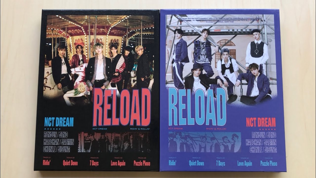 ♡Unboxing NCT Dream 엔시티 드림 4th Mini Album Reload (Ridin’ & Rollin’ Ver.)♡