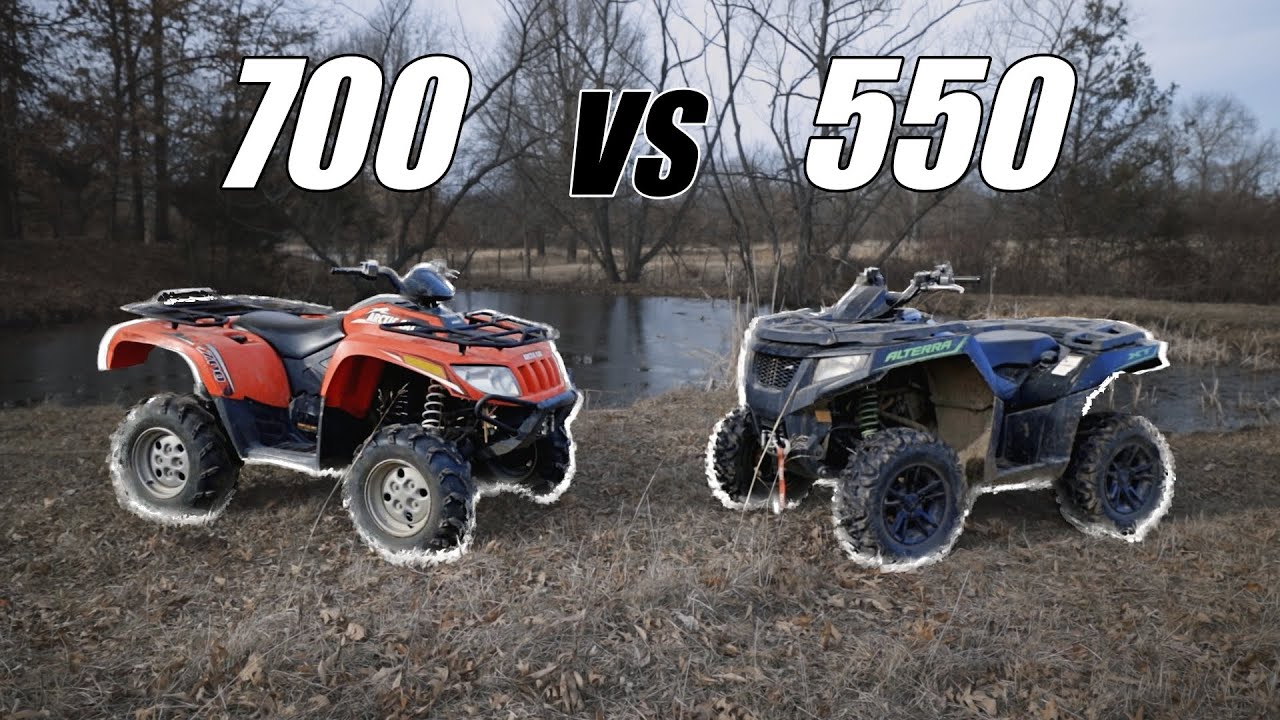 Сравнение Arctic Cat 550 и 700