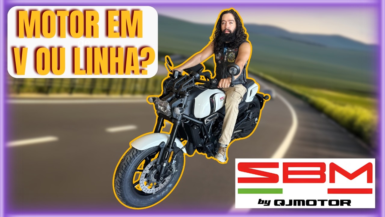 Test Ride na SBM 600V e 600C (Comparei o Motor Delas)