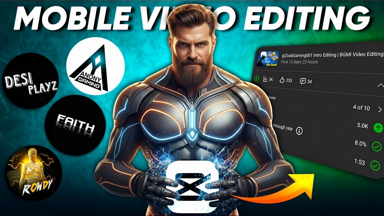 Edit BGMI Video's like @anonygamingg @FaithPlayzZzYT @Desi__Playz @RowdyyyyGaming📈 | Mr gamesTer