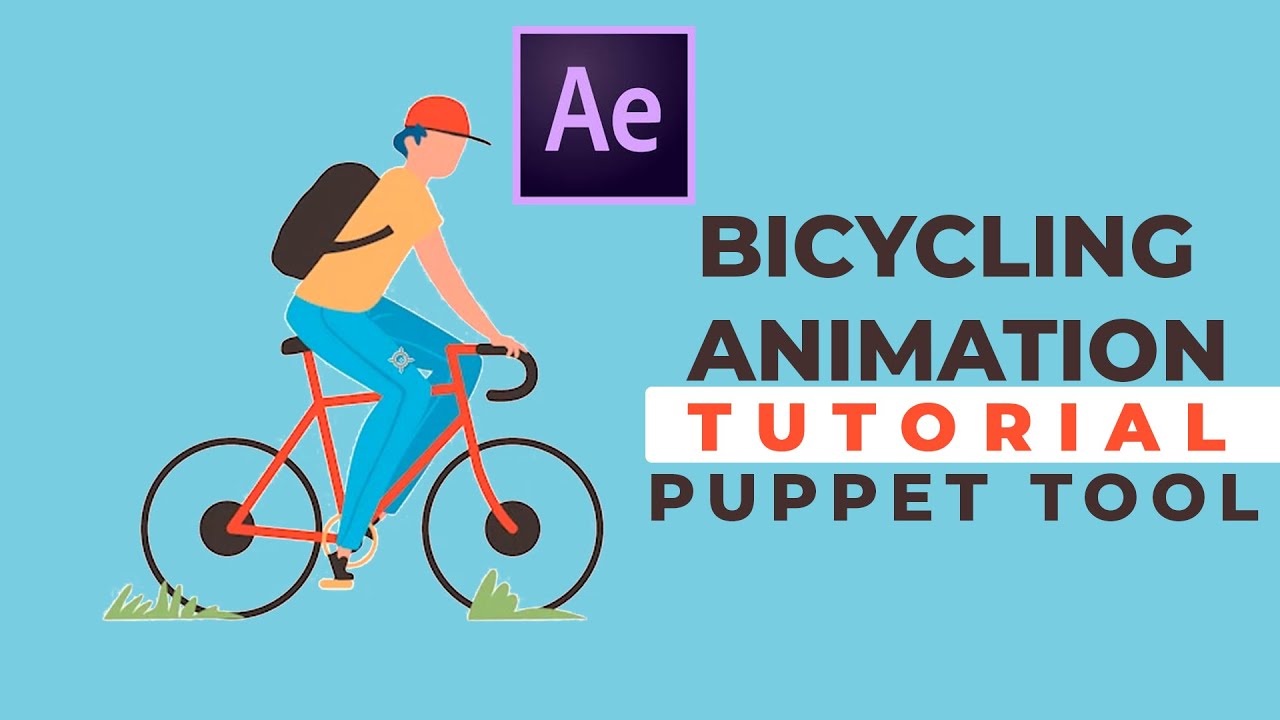 Character Cycling, Bicycle Animation - After Effects Tutorial
