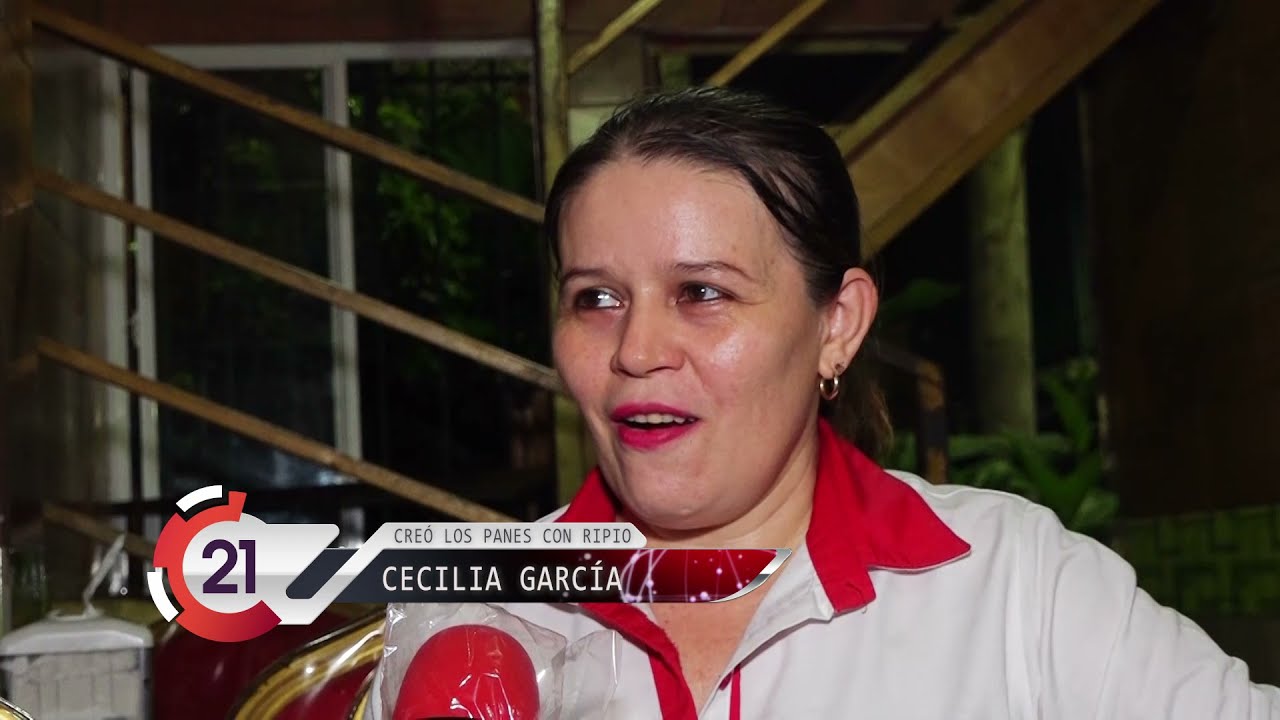 Los famosos panes con ripio es un invento culinario creado por Cecilia García