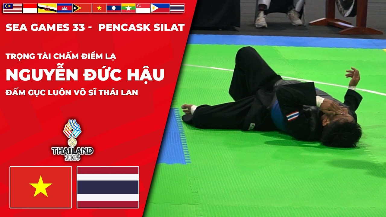 SEA Games 33 | Nguyễn Đức Hậu nuốt nước mắt nén cơn đau dạy người Thái một bài học