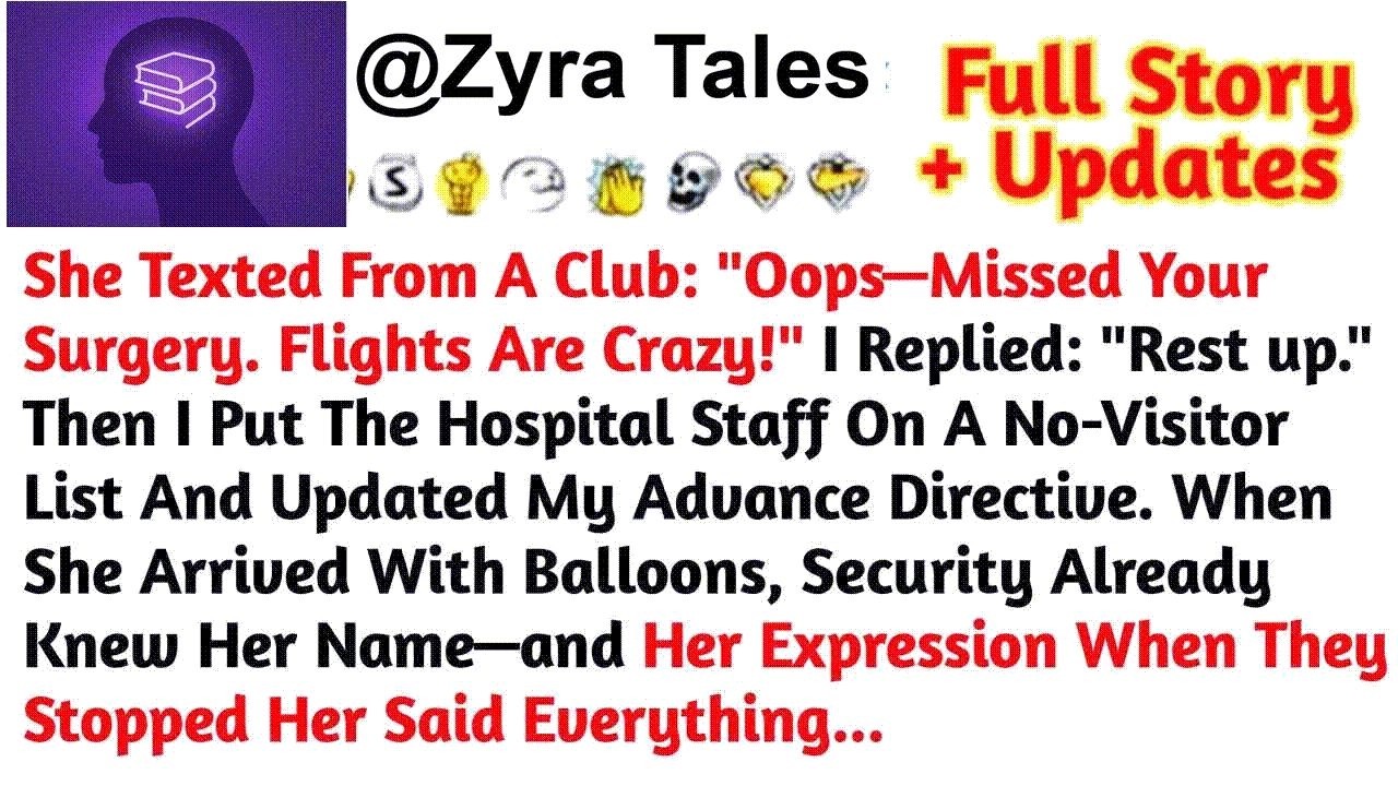 She Texted From A Club ＂Oops Missed Your Surgery  Flights Are Crazy!＂ ⧸⧸Reddit Stories