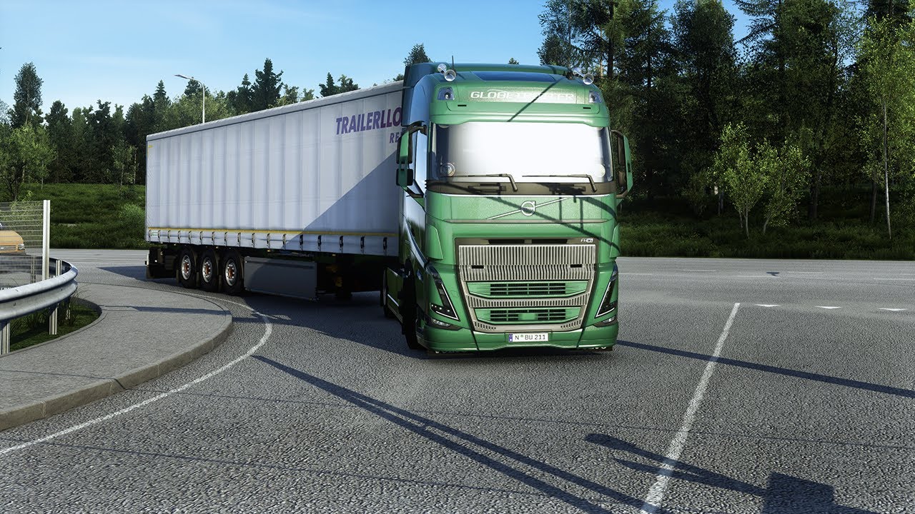 ETS2 Realistic Driving | Volvo FH5 D13K 500 Open Pipe Sound | Steering Wheel | #ets2 1.58