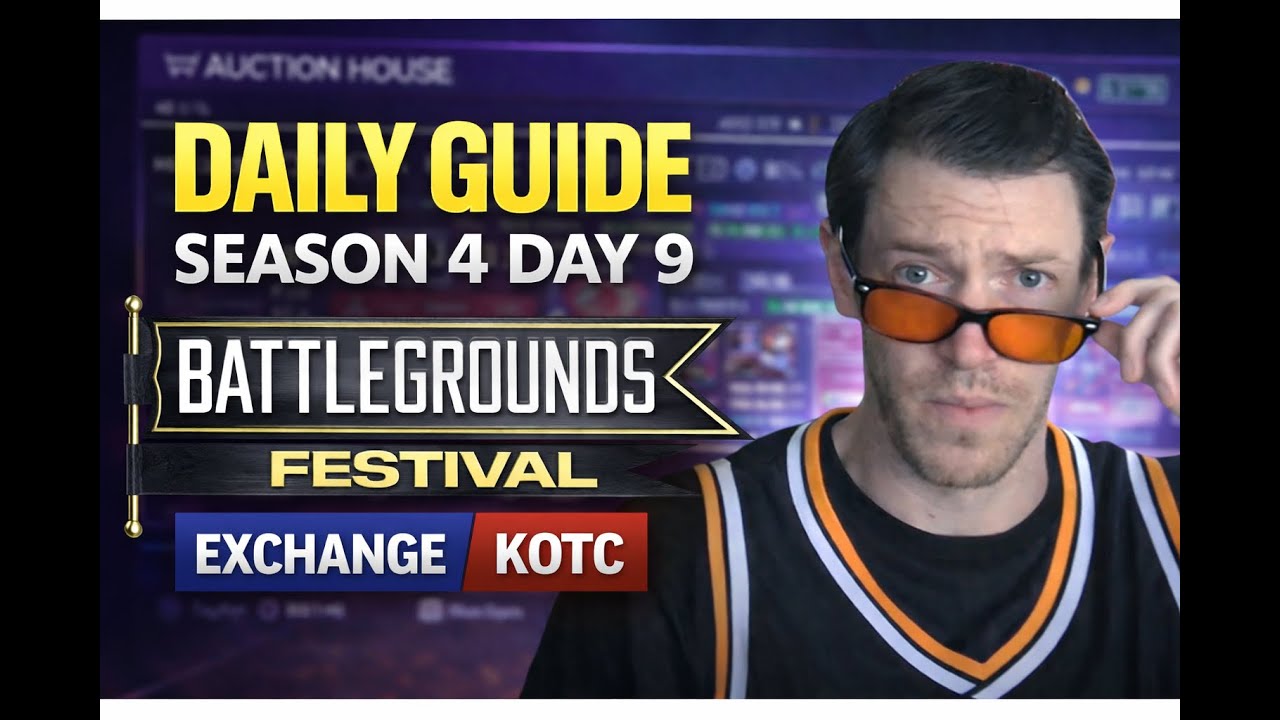 MyTEAM Today: Battlegrounds Festival Day 2, Exchange & KOTC | Daily Guide (S4 – IX)