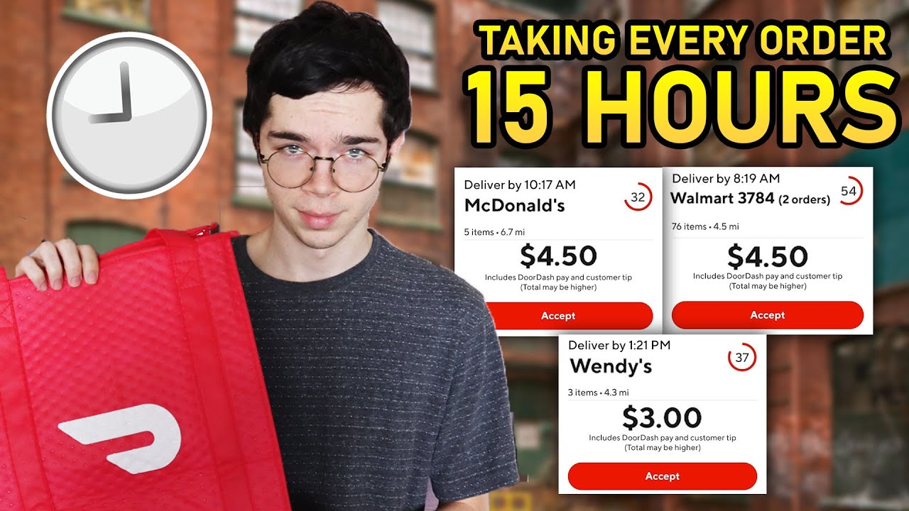 Выполняю каждый заказ DoorDash в течение 15 ЧАСОВ! (Челлендж)