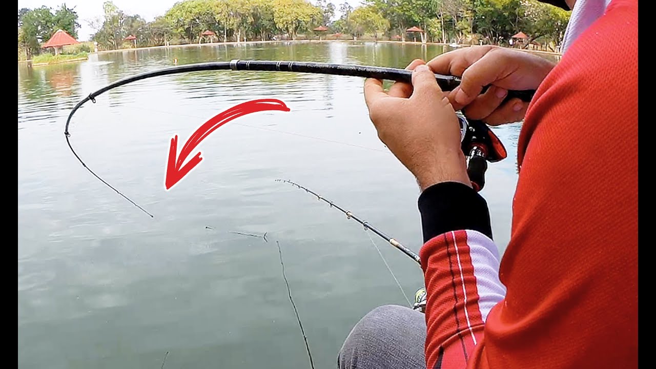 OLHA O TAMANHO DESSA ENCRENCA! Pescaria Ultralight.
