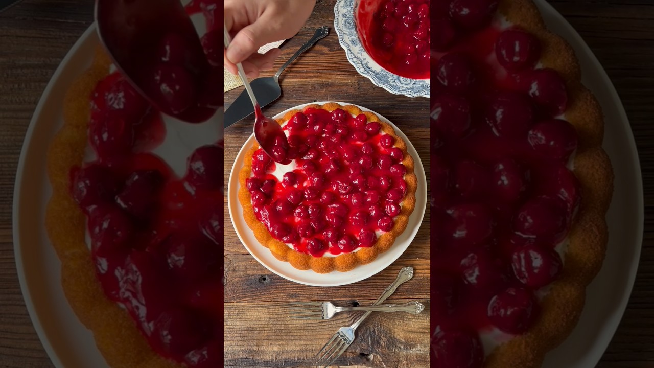 Cherry Tart Cake/Vişneli Tart Kek