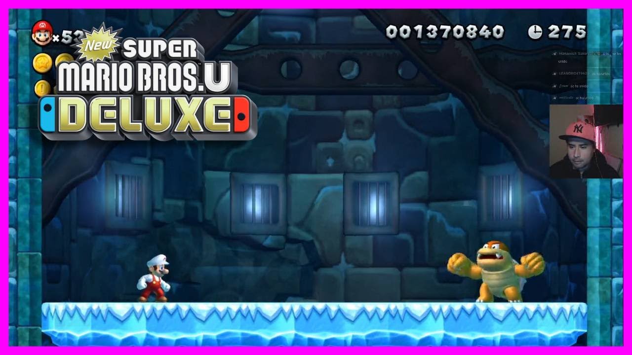 🔥 New Super Mario Bros. U Deluxe NIVEL : TORRE CARAMBANO las 3 monedas con MARIO