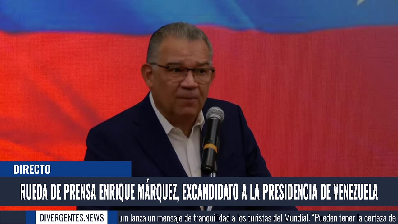 🇻🇪 Rueda de prensa tras la excarcelación de Enrique Márquez